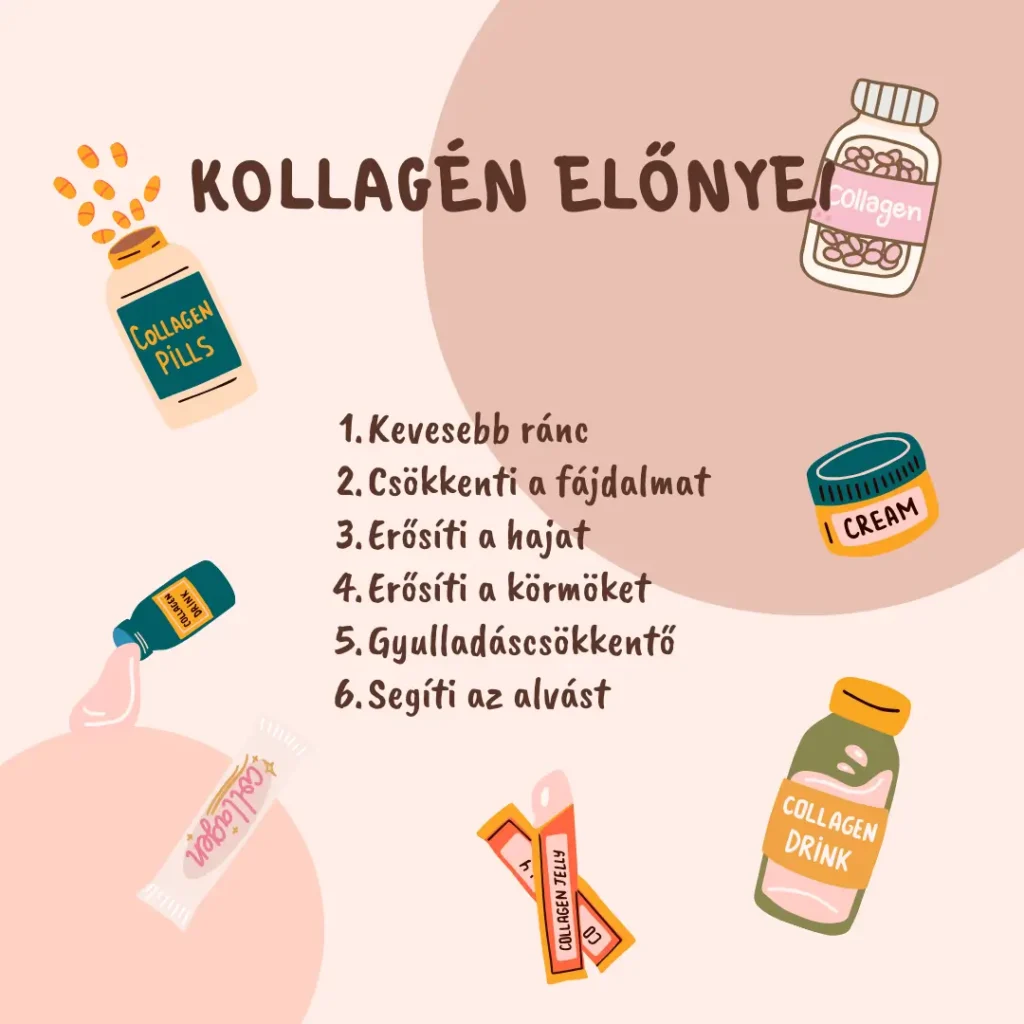 kollagén előnyei